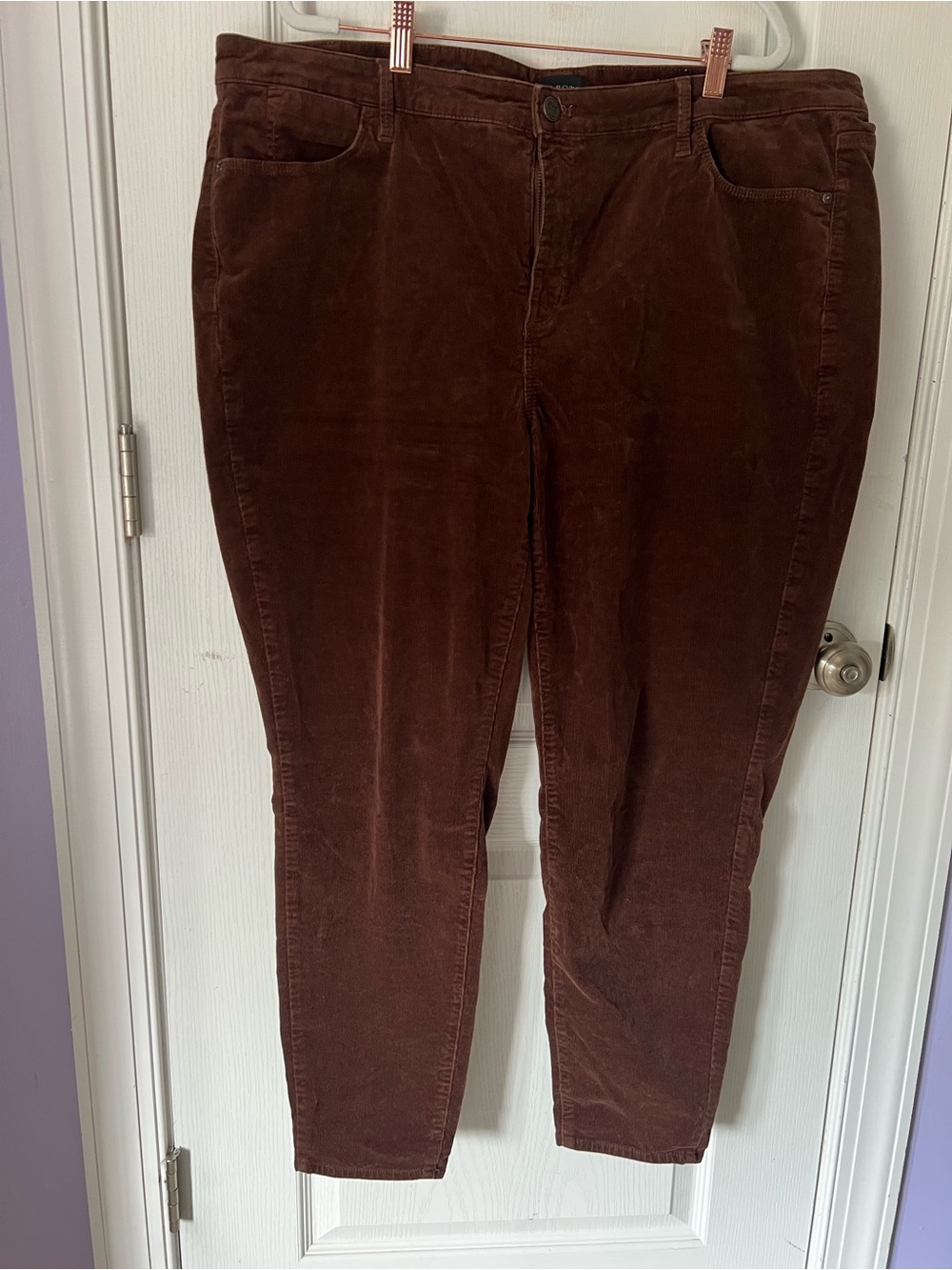 Talbots Women's Brown Corduroy Jeans 20W